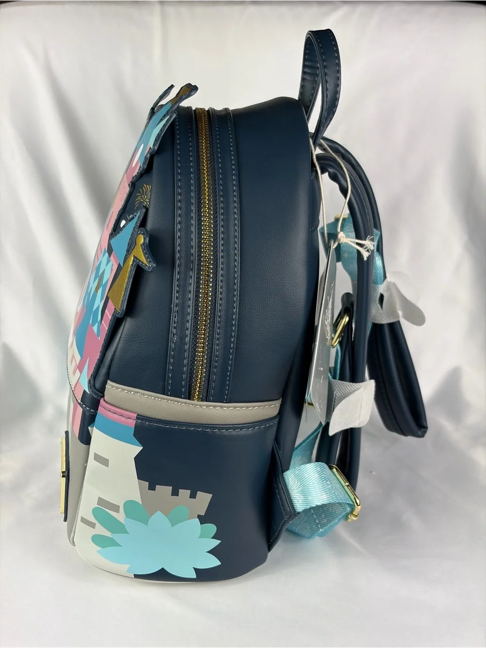 Loungefly Disney Parks Castle Mini Backpack- Disneyland Paris Collectible NWT